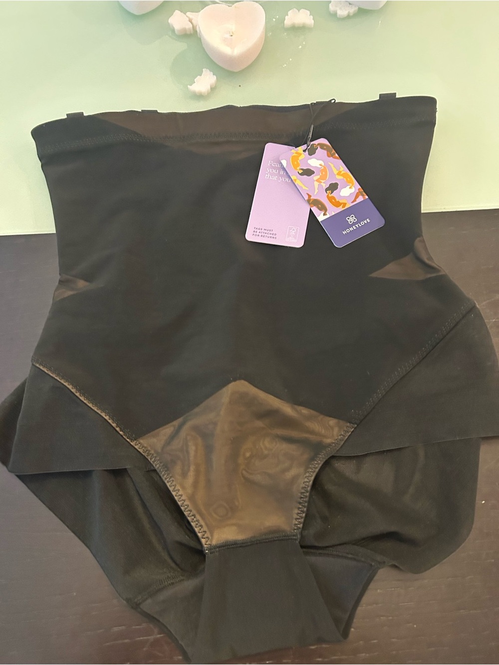 Honeylove Large Black Shapewear NWT